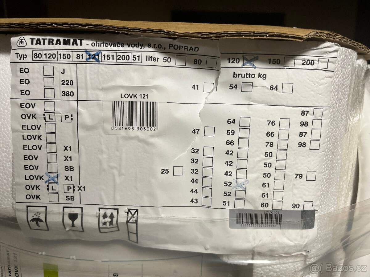 Bojler TATRAMAT LOVK 121 - 2