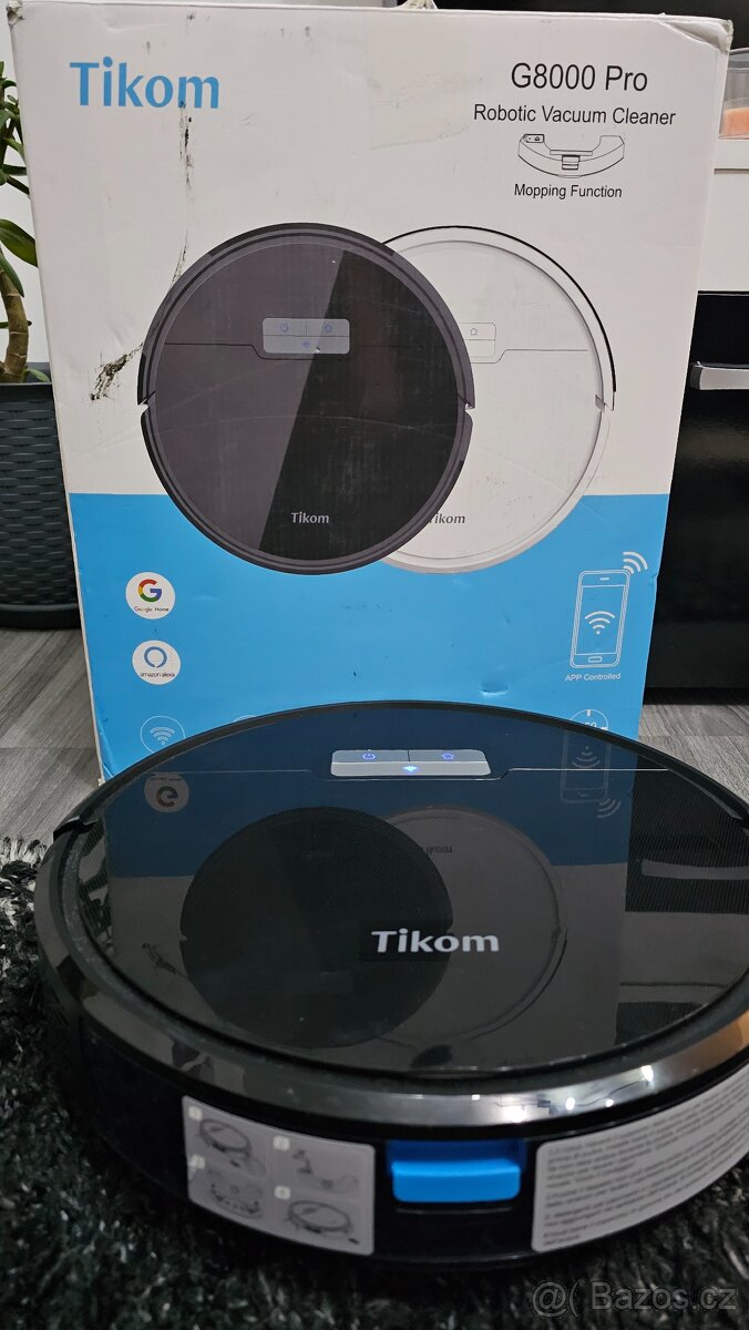 Robotický vysavač Tikom G8000 Pro – vysává + mopuje - 2