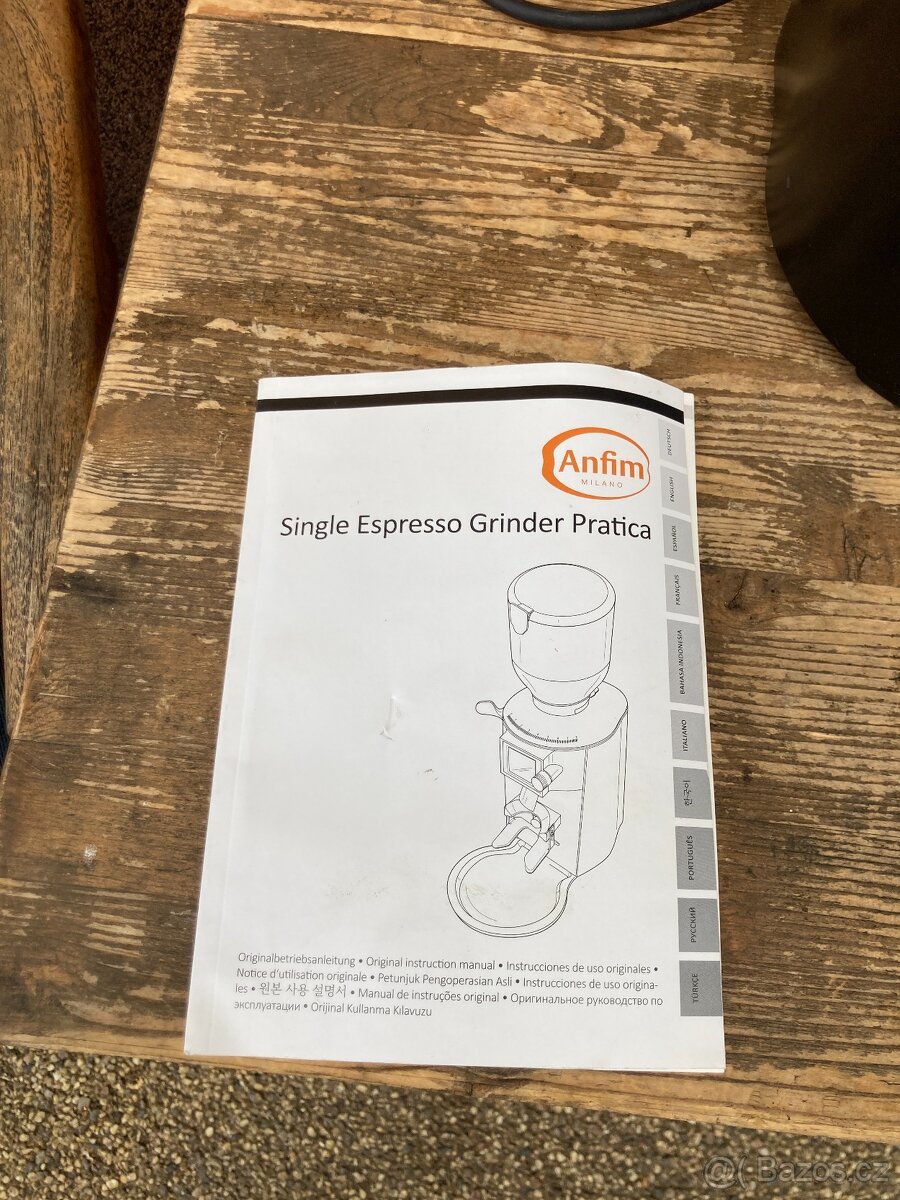 Mlýnek na kávu Anfim Pratica AE 65 2.4 B - profi - 2
