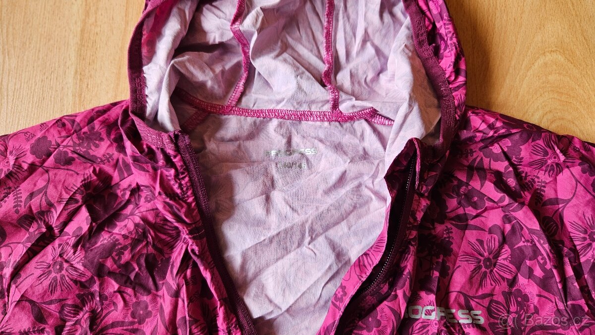 Dětská větrovka Progress fuchsiová vel.140/146 - 2