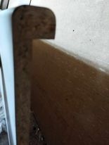 Parapet bílý - perlička, nepoužitý - 2