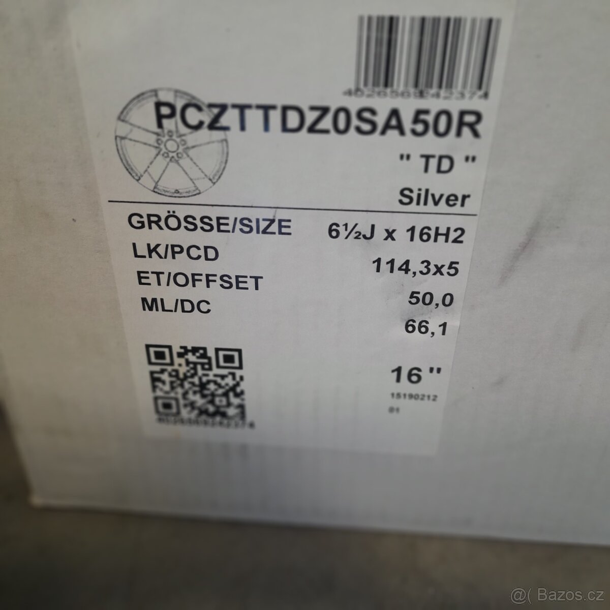 Sada ALU DISKŮ DEZENT TD - 2