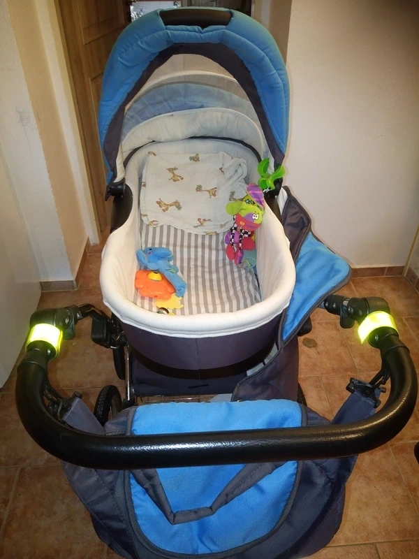 Detsky kocarek dvoukombinace + vajicko Chicco sede - 2