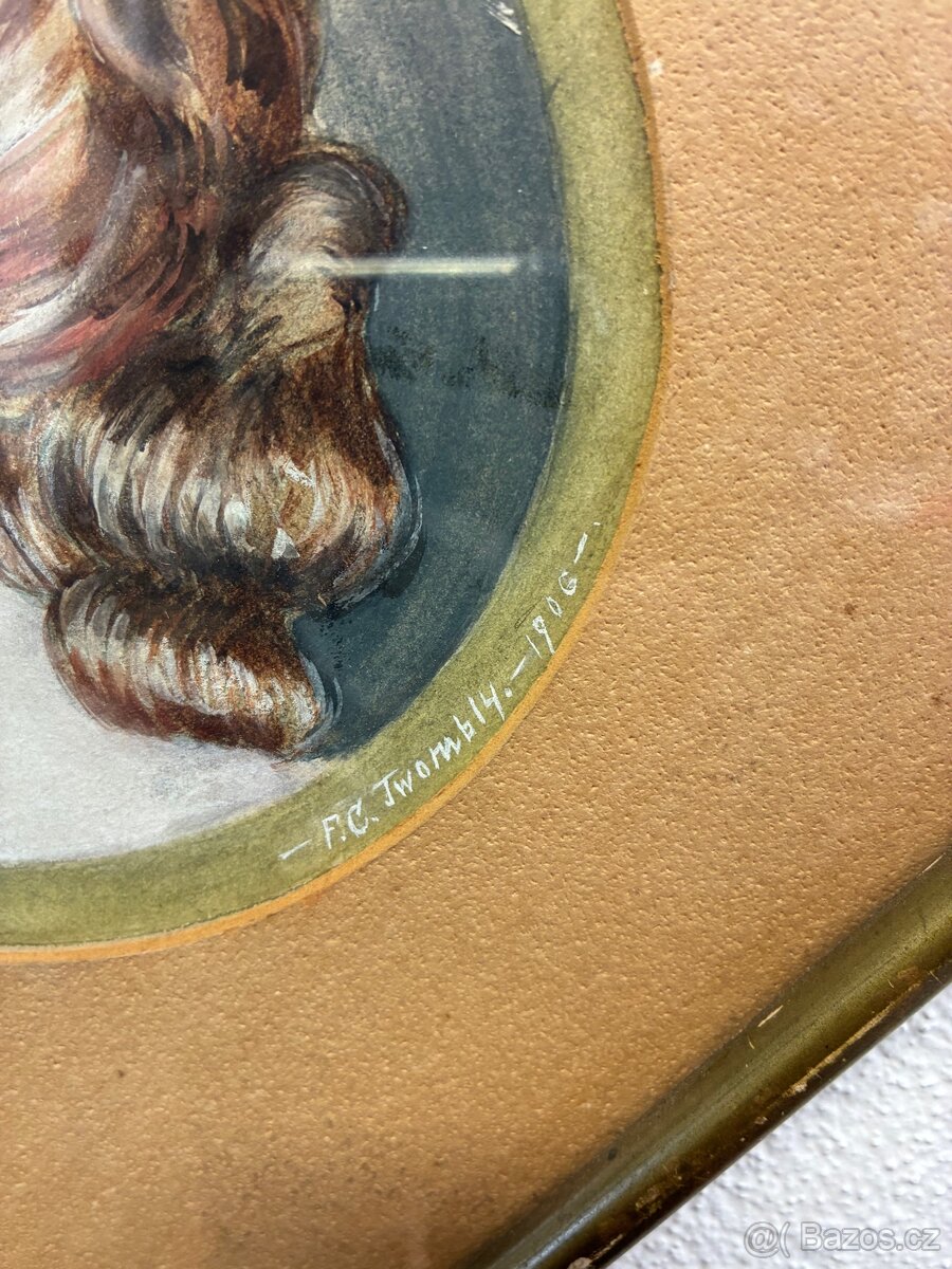 Obrázek akvarel dámy - 2