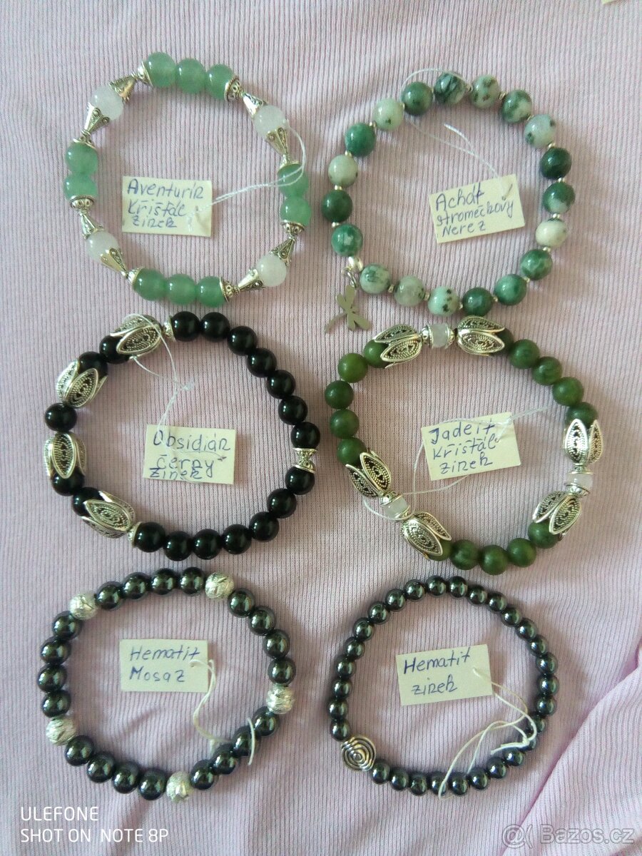 Náramek z minerálů 2 - 2