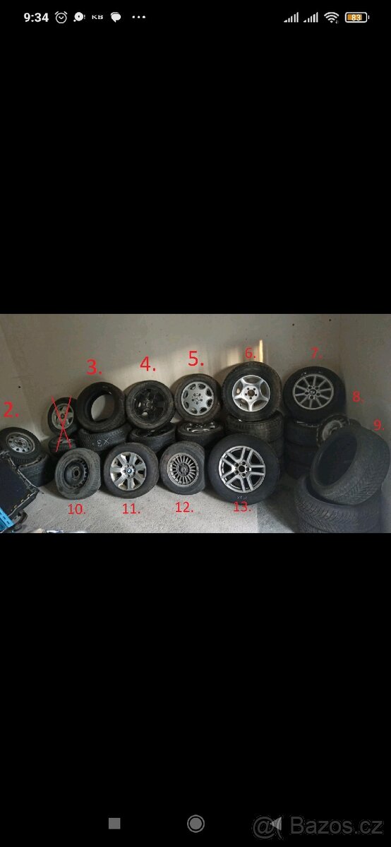 ALU kola disky plecháče - 2