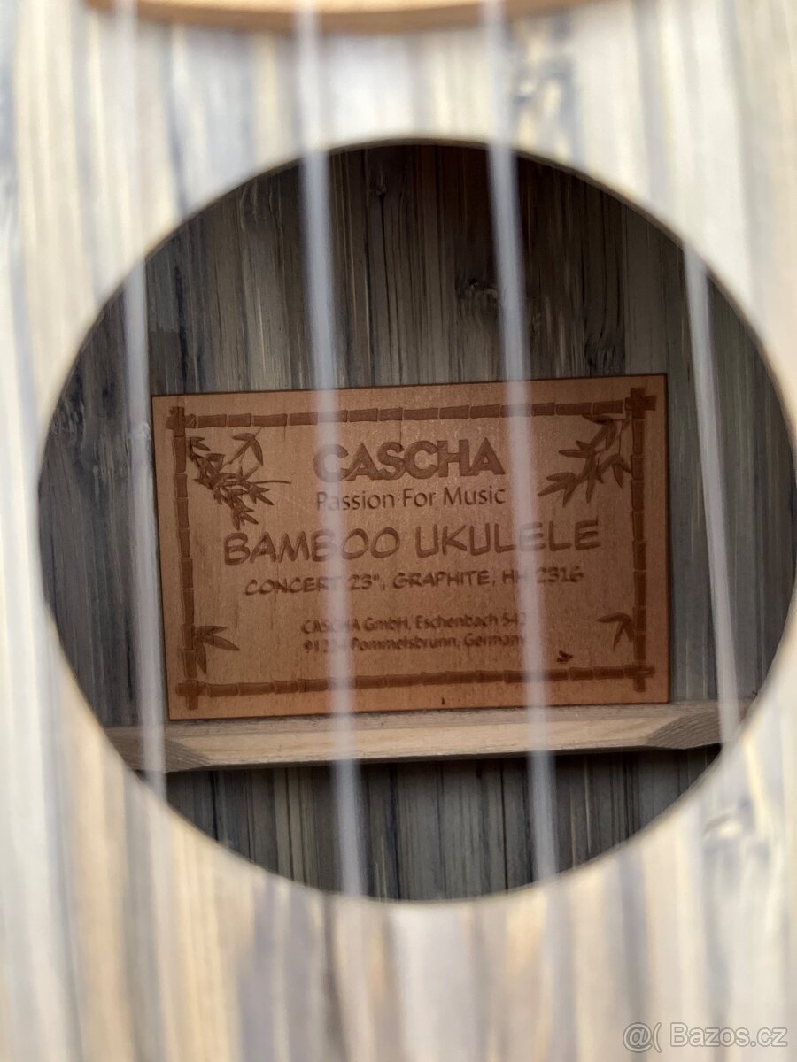 Ukulele Bamboo Cascha, Graphite HH2316 - 2