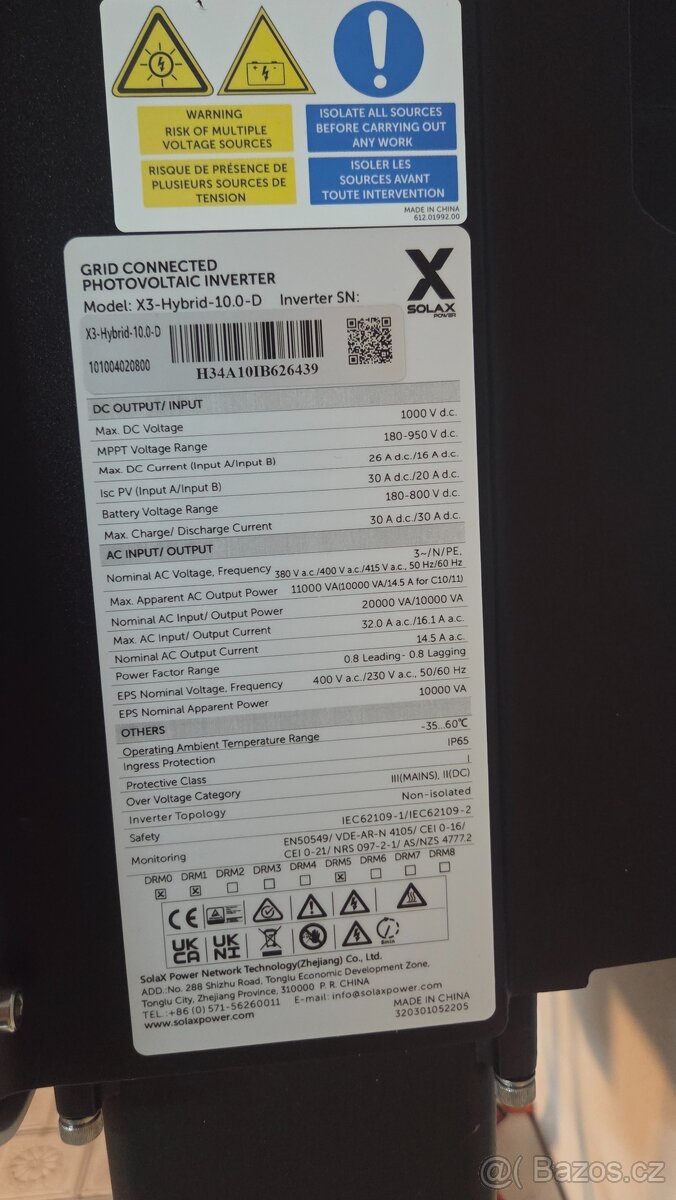 Solax X3-Hybryd-10.0-D - 2