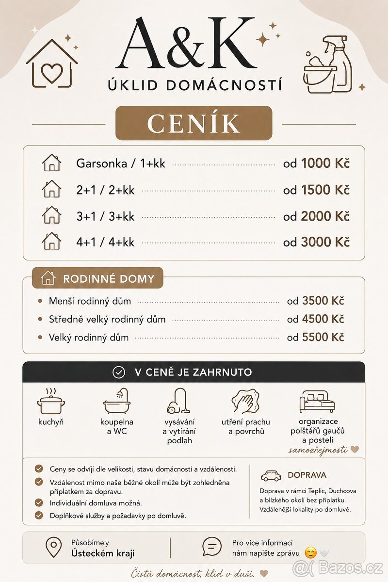 🪣 Úklid domácností | Ústecký kraj - 2