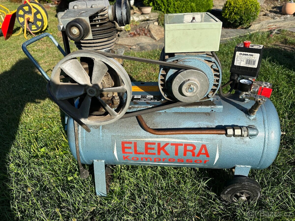 Kompresor Elektra Beckum LP 200 olejový - 2