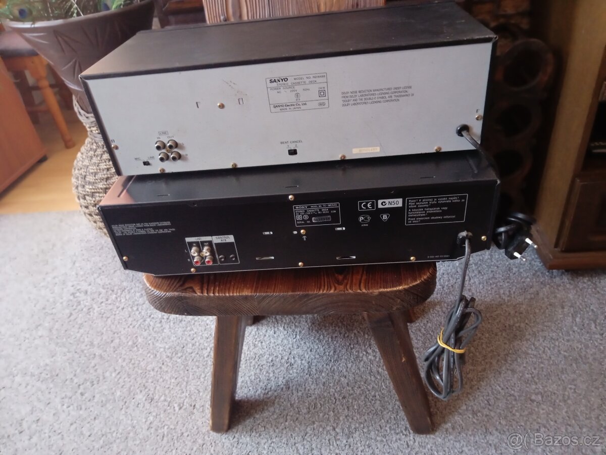 DECK Sanyo RD W488, SONY DECK TC-WE635 - 2