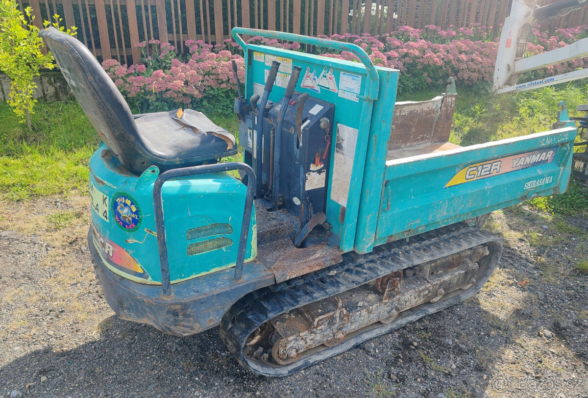 pásový mini dumper / damper / demper yanmar c12r - 2