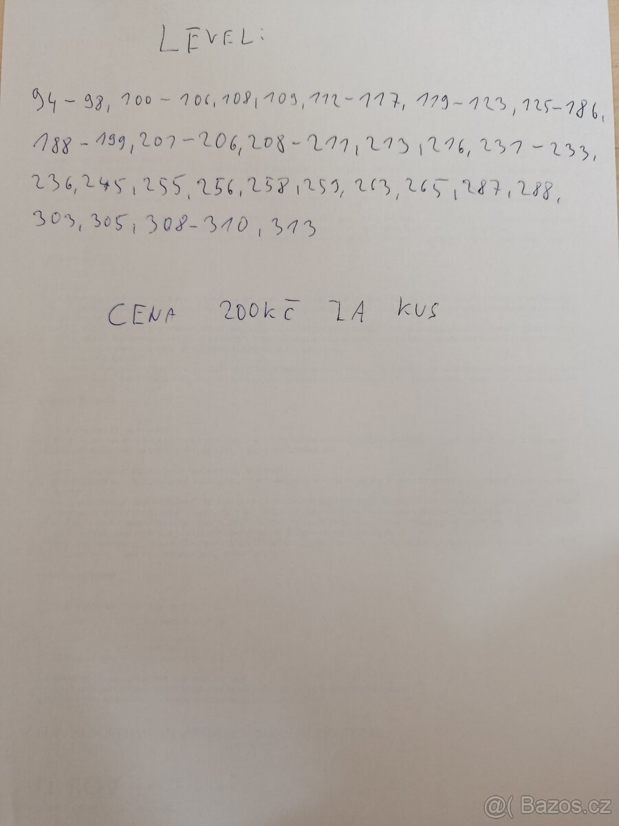 Level 94 až 313 - 2
