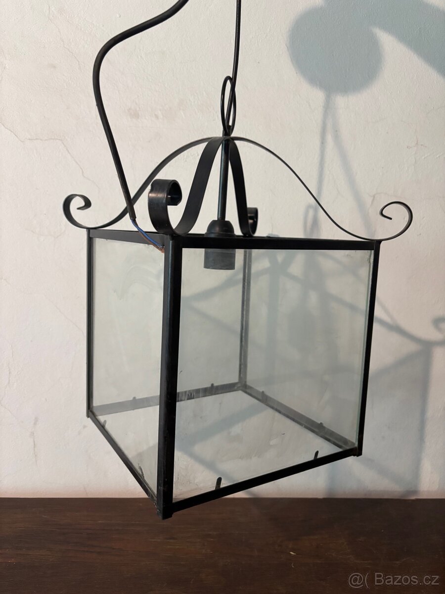 Závěsné svítidlo / lucerna ve vintage stylu - 2