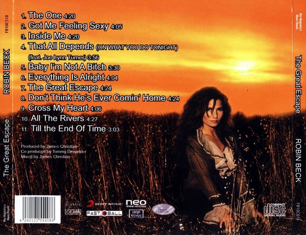 Koupím tyto CD zpěvačky ROBIN BECK: - 2