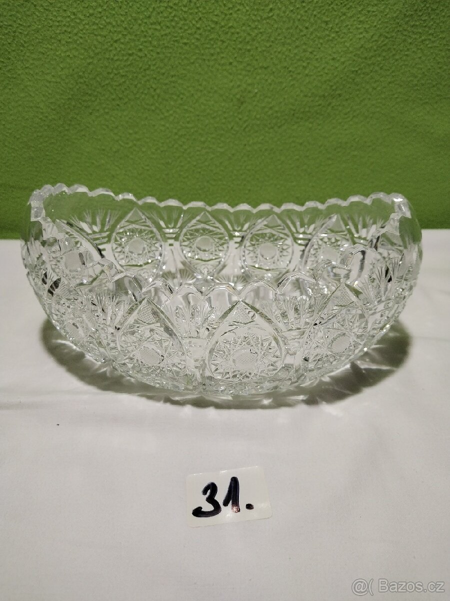 Křišťálová mísa Sklo Bohemia EV31 - 2