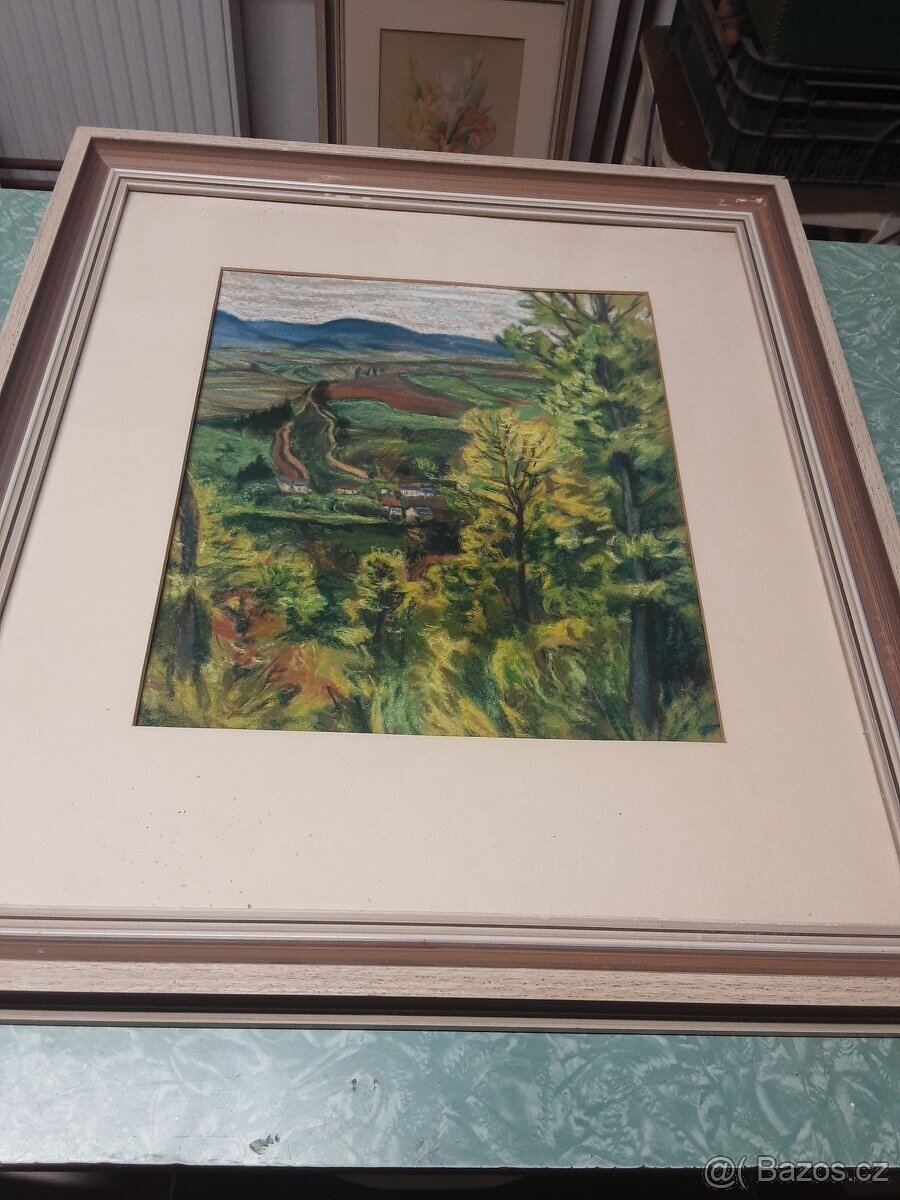 Malovaný obraz - Krajina (Popis v textu ) - - 2