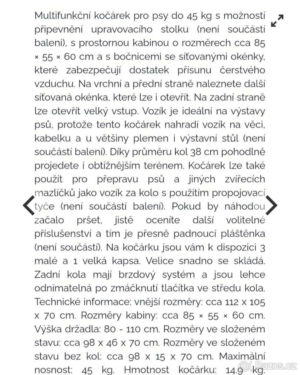 Kočárek pro psa - 2