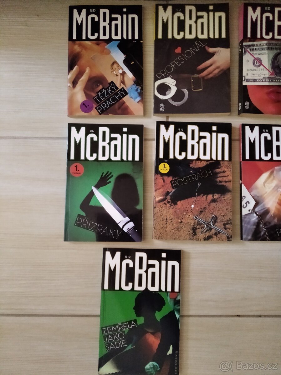 Ed McBain - celkem 12 knih / á 35 Kč - 2