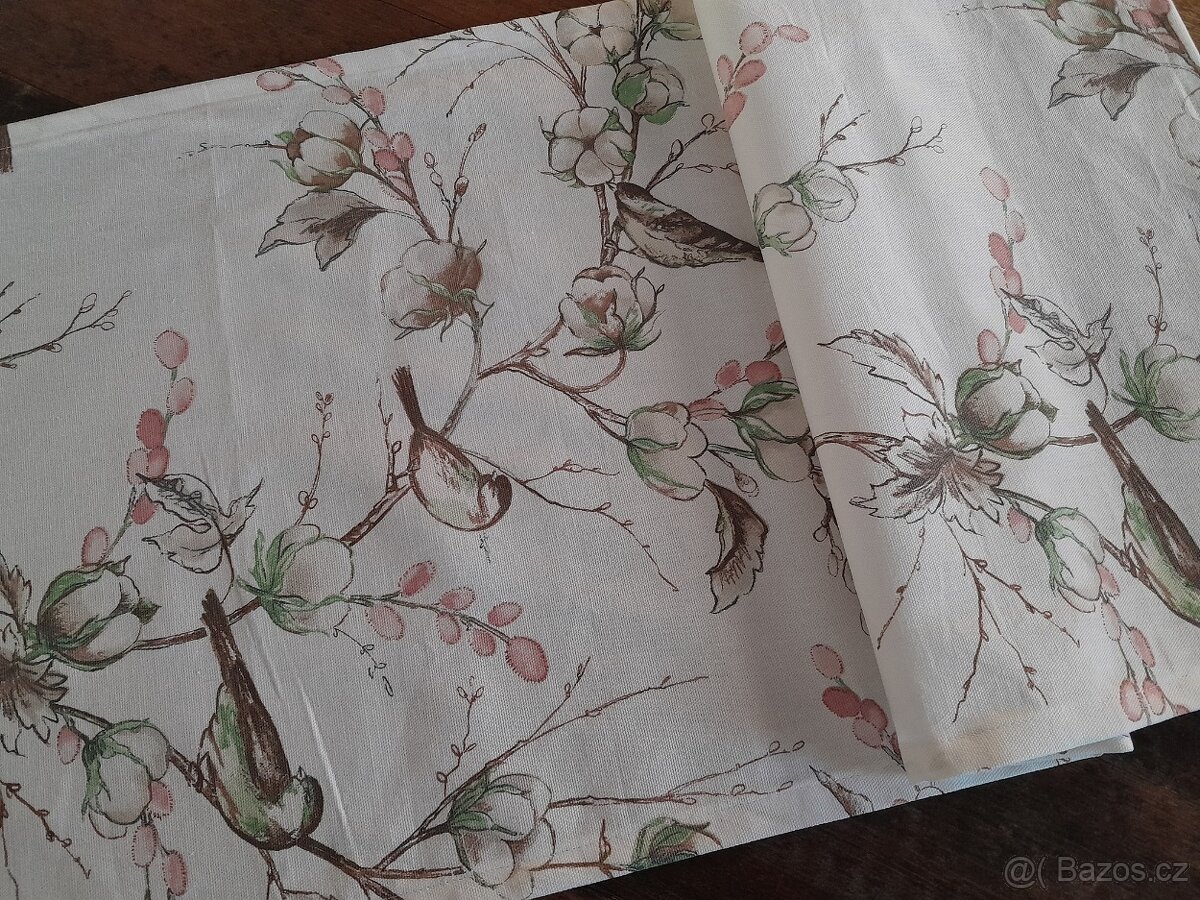 Ubrus......ptáci s bavlníkem - 2