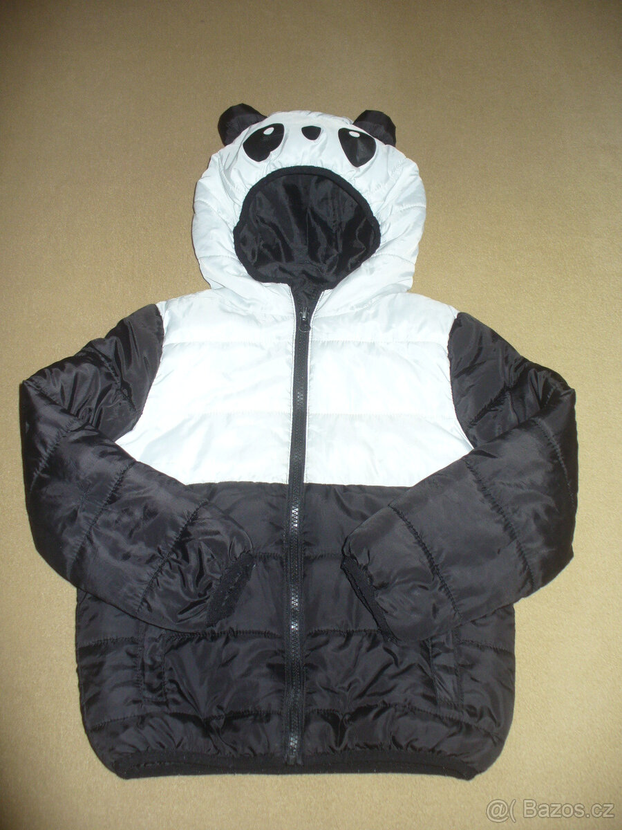 Šikovná pandí bundička vel. 122 - 2