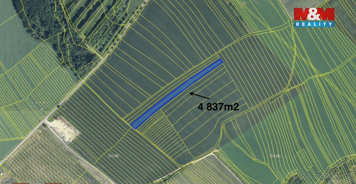 Prodej pole, 17652 m², Tučapy - 2