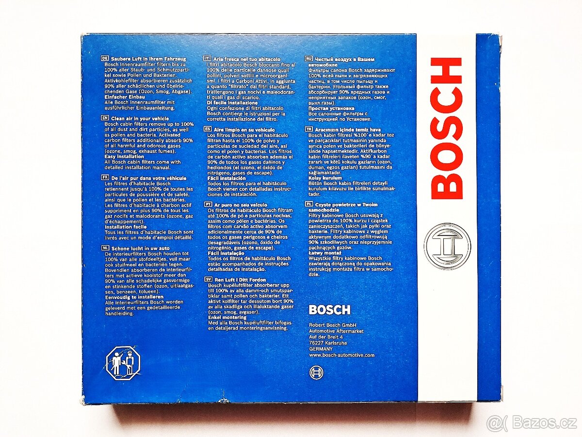 Kabinový filtr BOSCH Fabia I - 2