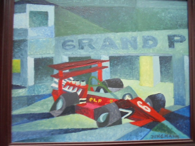 OBRAZ OLEJ NA SOLOLITU-HUBERT JUNGMANN - 2