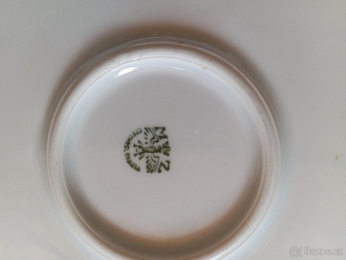 Stará porcelánová mísa/talíř Moritz Zdekauer - 2