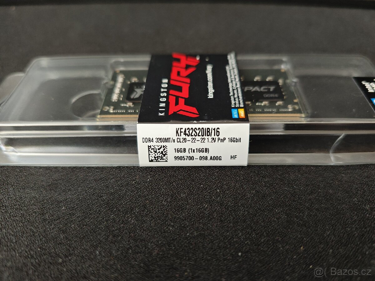 Nová RAM Kingston 16GB (DDR4, 3200) - 2