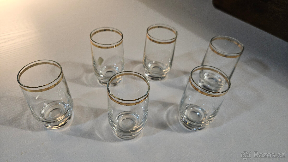 Vysoké skleničky na likér - 2