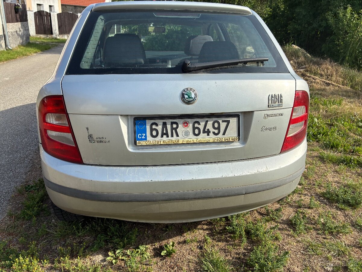 Škoda Fabia 1,4 MPI 2001 - 2