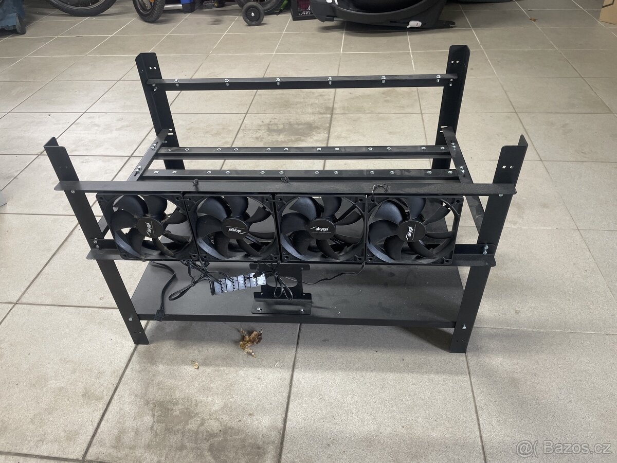 konstrukce pro mining rig pro 6 grafickych karet - 2