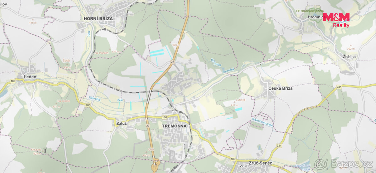Prodej pole, 1372 m² - 2