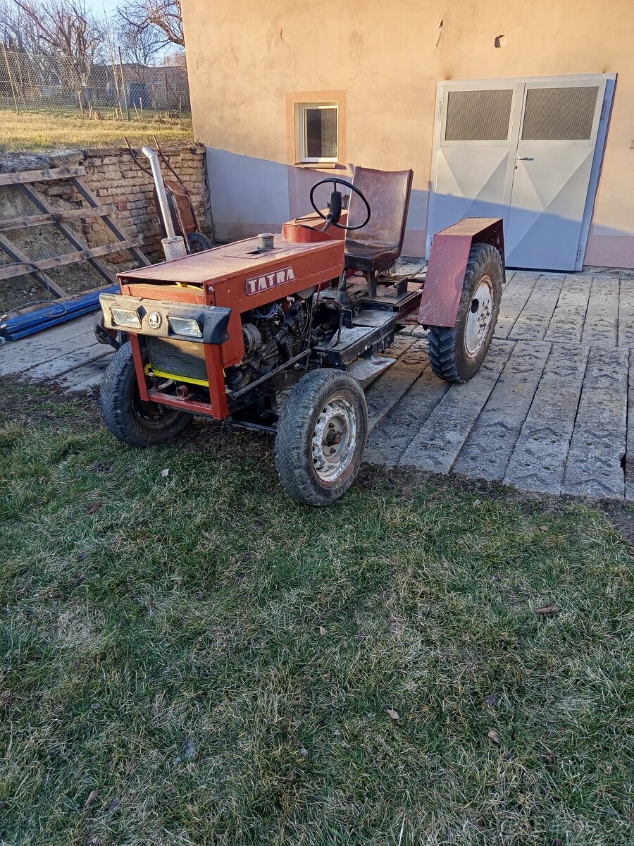 Malotraktor domácí výroby - 2