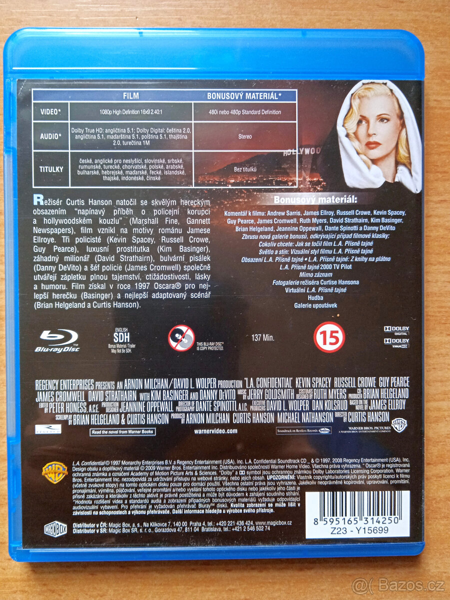 Blu-ray L. A. Přísně tajné - 2