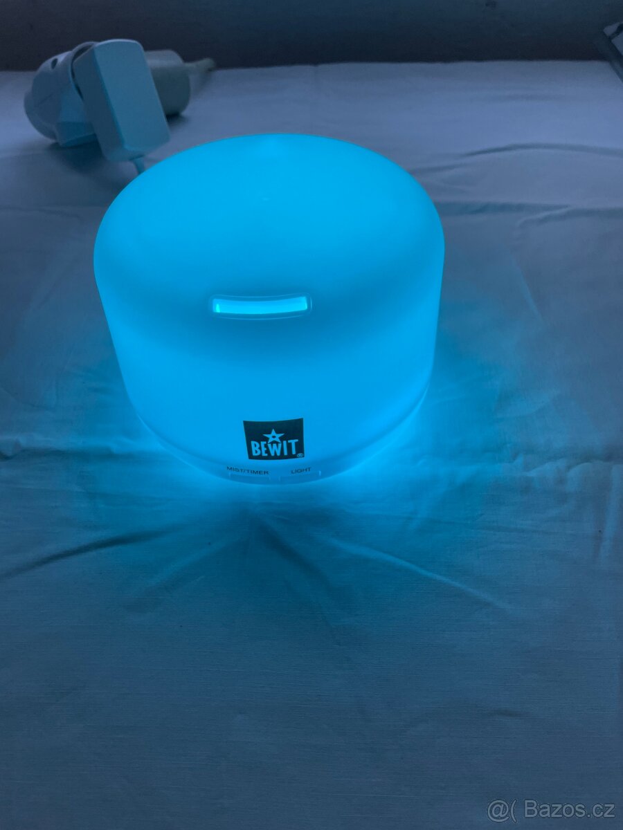 BEWIT aroma difuzér 4v1 – zvlhčovač, aromaterapie, LED lampa - 2