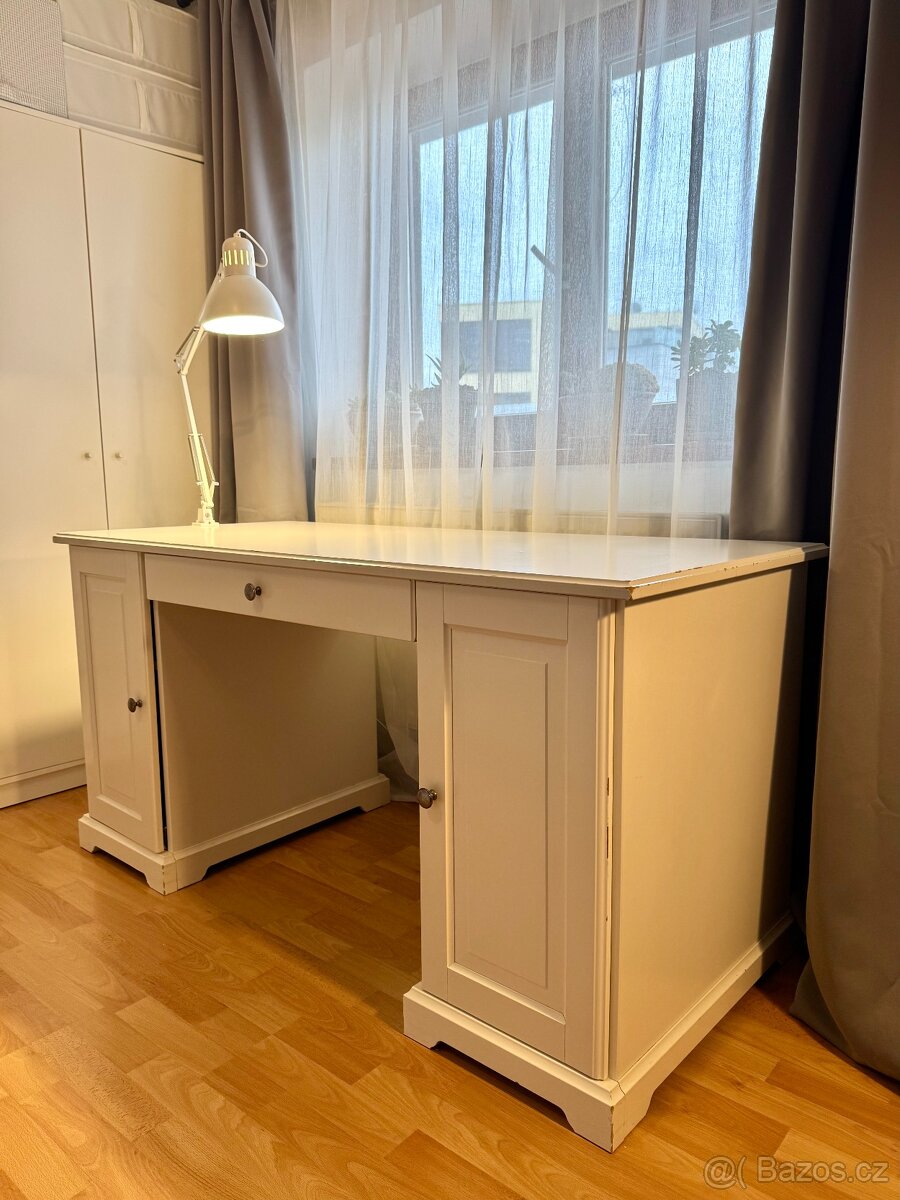 IKEA Psací stůl bílý 146x66 cm - 2