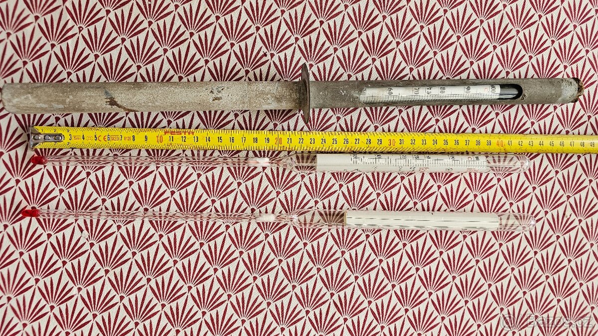 Zavařovací teploměry. - 2