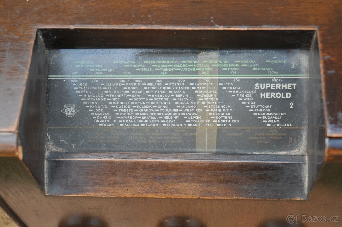 Rádio EMPO Superhet Herold - 2