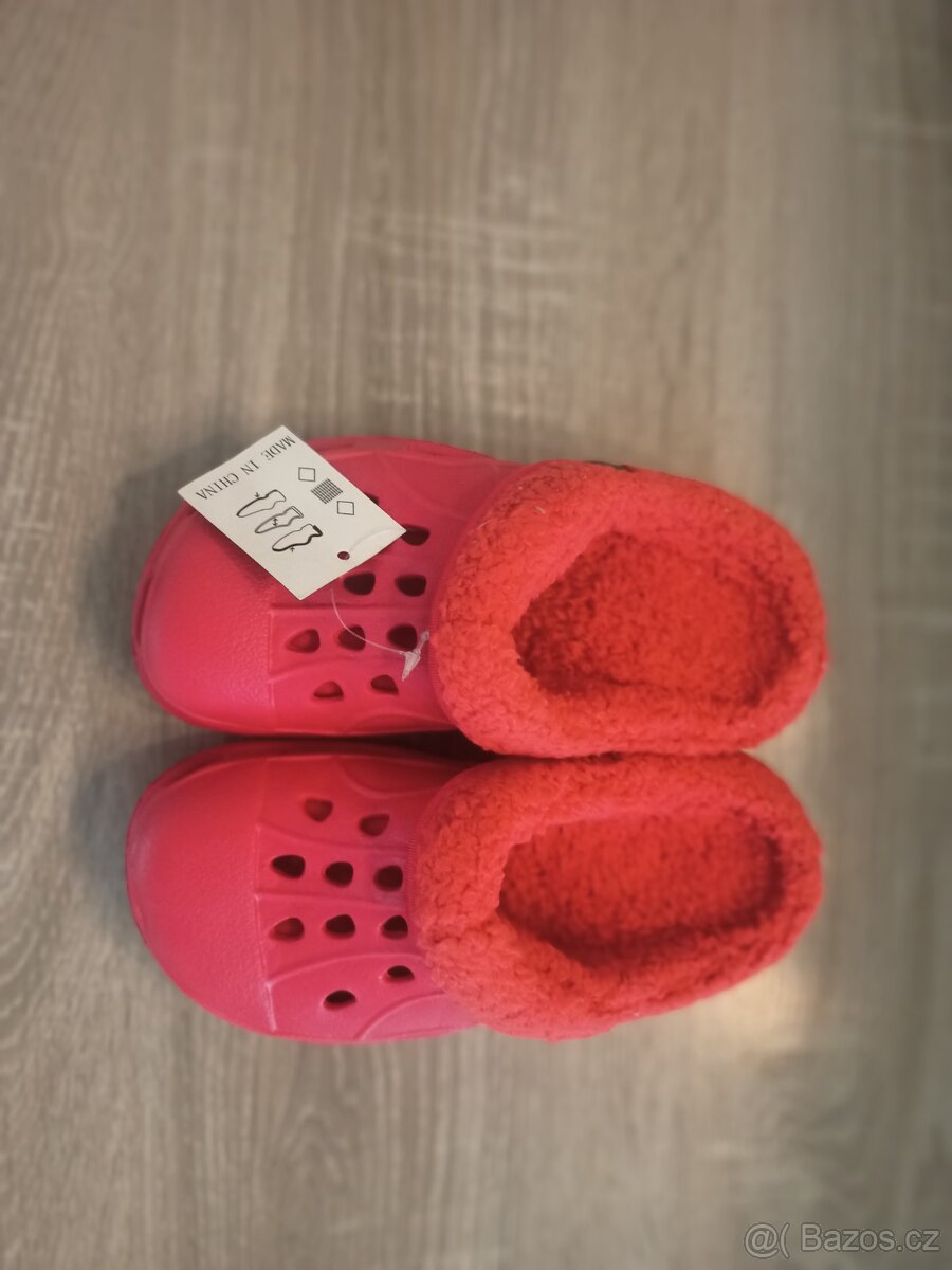 Dětské přezůvky zateplené - 2