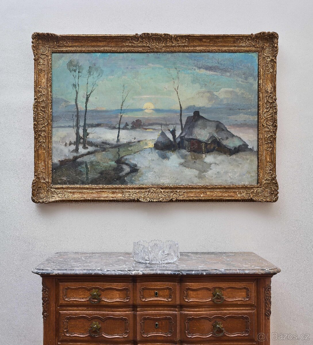 Zimní krajina s chaloupkou - 2