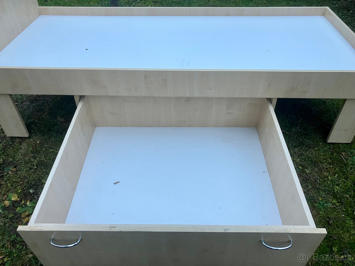 Jednolůžková postel 80x195cm s výsuvným šuplíkem - 2