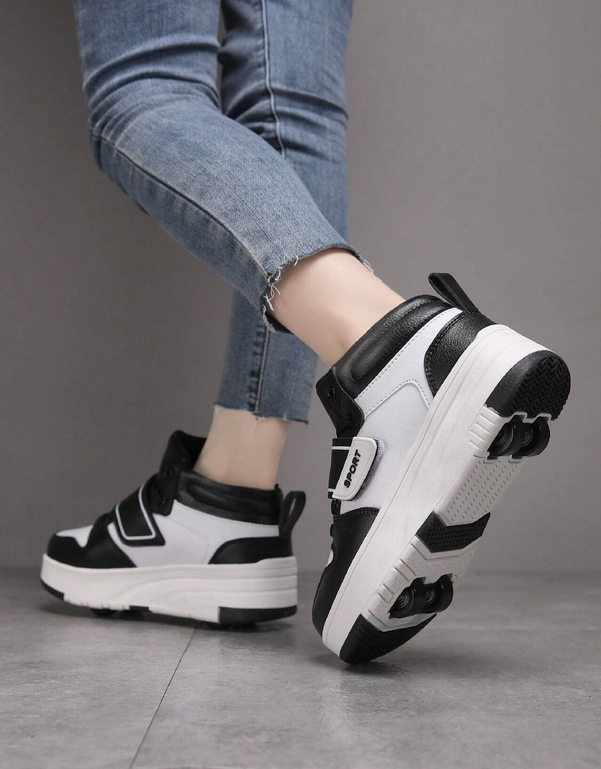 Boty s kolečky nebo bez koleček. - 2