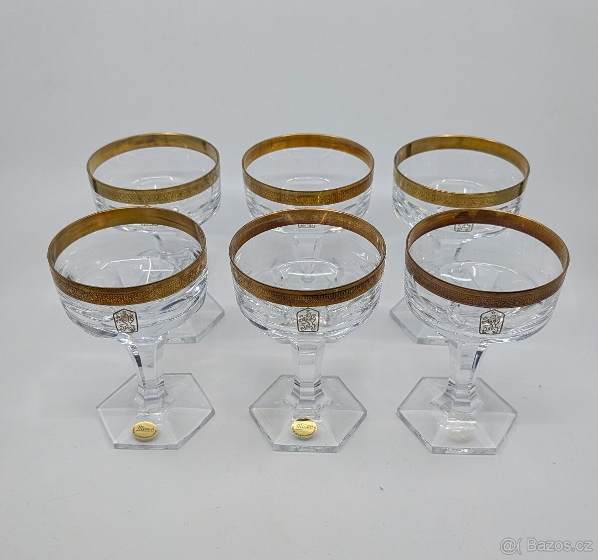 Skleničky Moser se státním znakem - 2