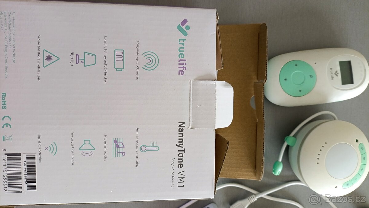 Dětská audio-chůvička Truelife Nanny Tone VM1 - 2