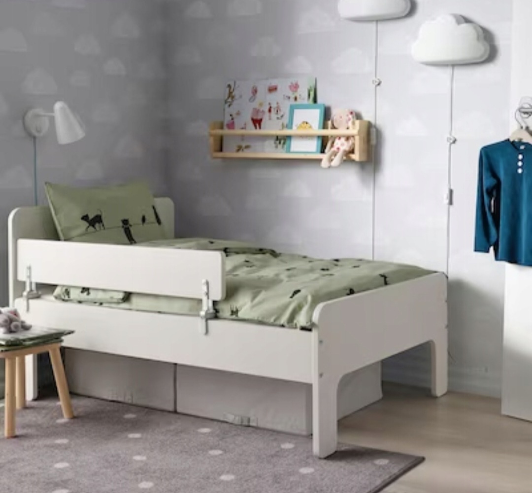 Zábrana na postel Ikea - bílá - 2