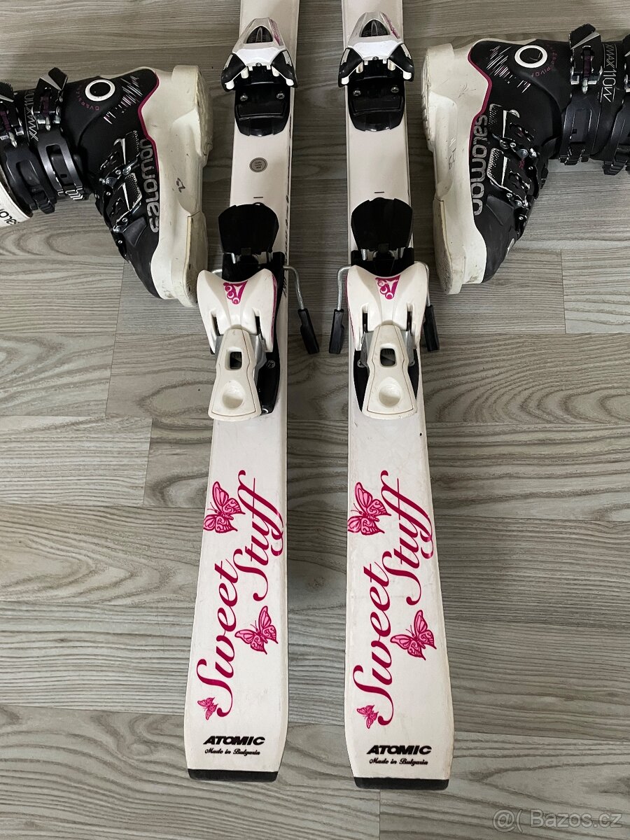 Lyže Atomic 130 cm + lyžáky 38-39 - 2