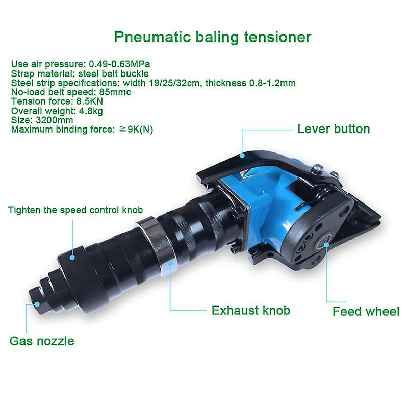 Páskovačka na ocelovou pásku do 32mm - pneumatická - 2