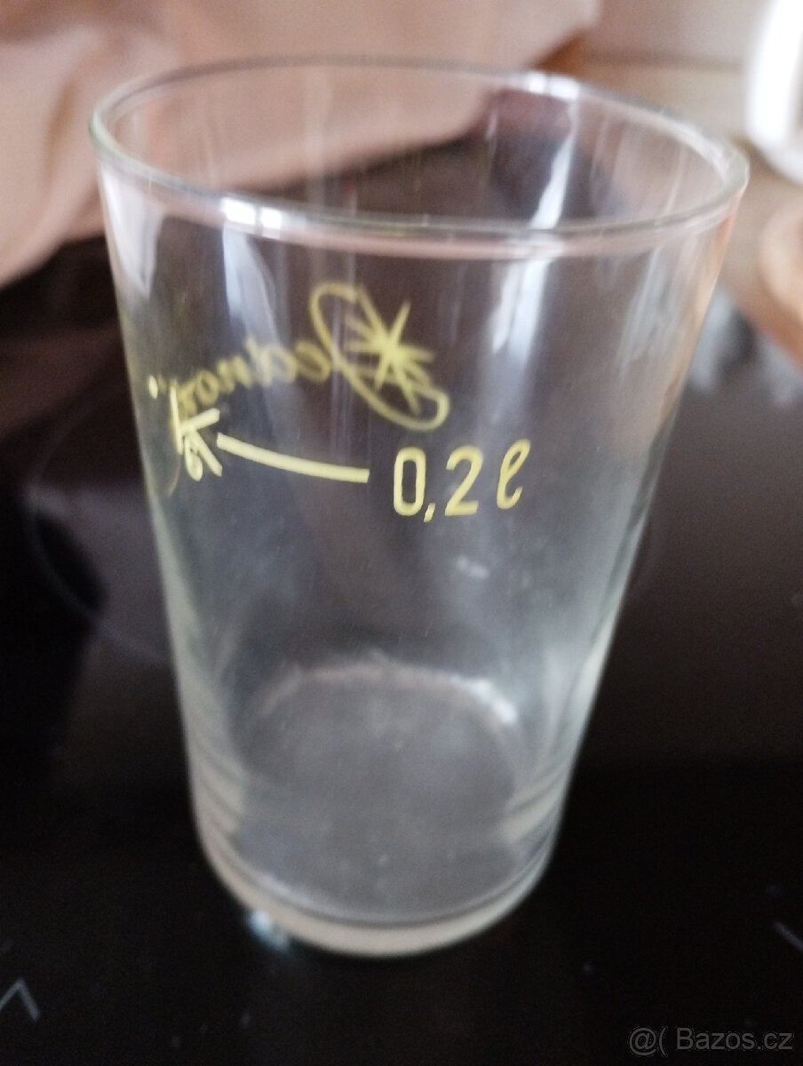 Retro sklenice Jednota - 2